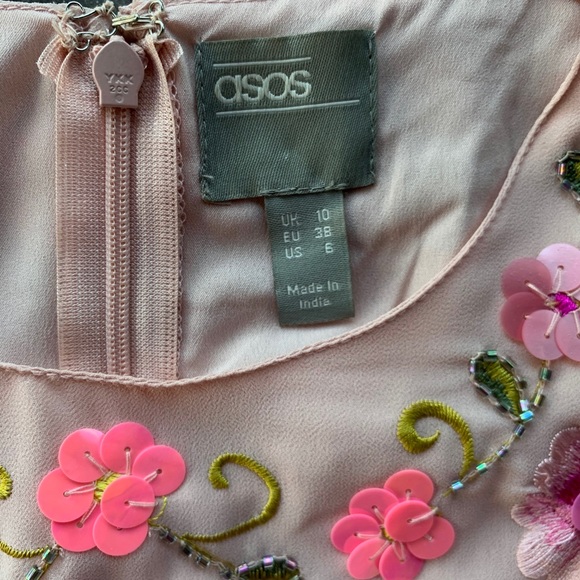 ASOS Embellished Floral Dress - Picture 7 of 8